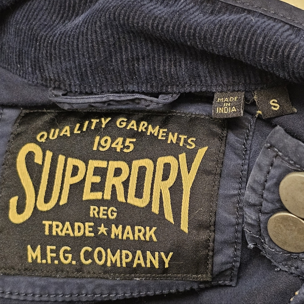 Superdry Classic Eclipse Navy Harrington Jacket S… - image 2